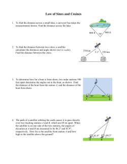 Law of Sines and Cosines