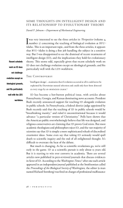 Some ThoughTS on InTellIgenT DeSIgn anD ITS - BYU