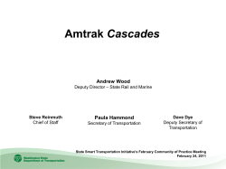 Amtrak Cascades - Seattle