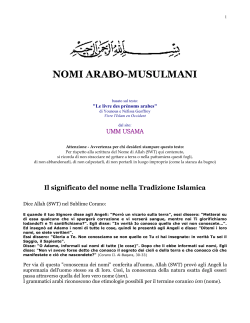 nomi arabo-musulmani / 3