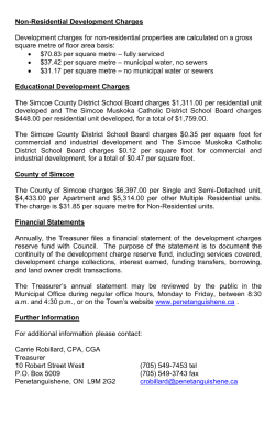 TOWN OF PENETANGUISHENE