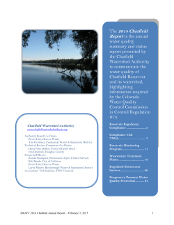 2014 TP Concentrations - Chatfield Watershed Authority