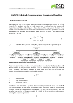 MATLAB: Life Cycle Assessment and Uncertainty Modelling