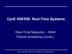 Hierarchical Round Robin (HRR)