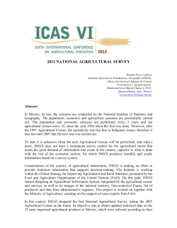 2012 national agricultural survey