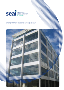 Energy review leads to savings at ESRI