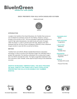 sdox prevents fish kills with dissolved oxygen
