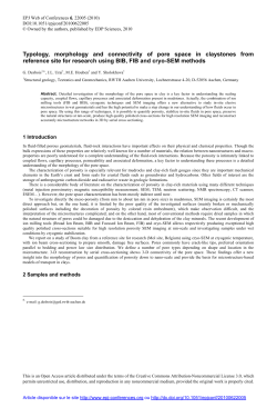 Typology, morphology and connectivity of pore space in claystones