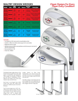 MALTBY DESIGN WEDGES Classic Designs For Every Player Every