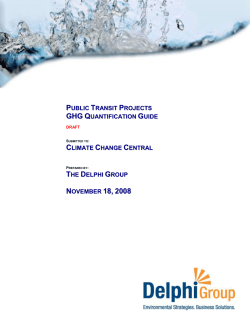 3.0 How do you calculate Project-Based GHG Emissions?