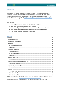 Open Diagram &ndash; when a pathway node is selected