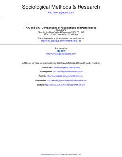 AIC vs. BIC - Full