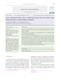 Active ingredients fatty acids as antibacterial agent from the brown