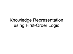 First-Order Logic