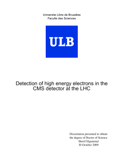 Detection of high energy electrons in the CMS detector at the