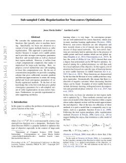 Sub-sampled Cubic Regularization for Non-convex