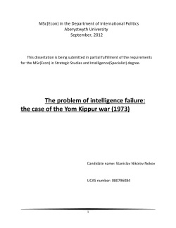 In one sense intelligence cannot live with politicization but
