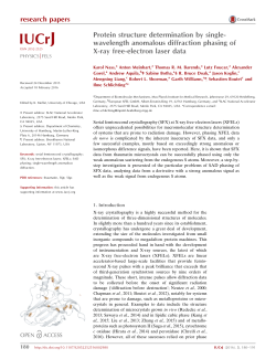 Protein structure determination by single-wavelength