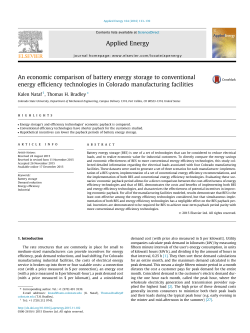 An economic comparison of battery energy