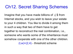 Shamir Image Sharing