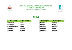 Game schedule proposal