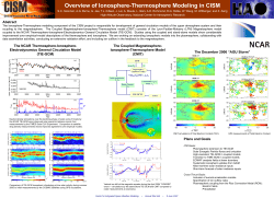 Overview of Ionosphere-Thermosphere Modeling in CISM