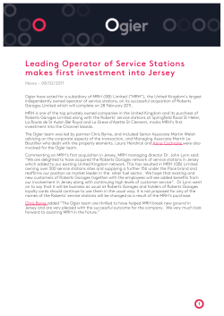 Leading Operator of Service Stations makes first investment