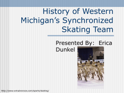 History of Western Michigan`s Synchronized Skating Team