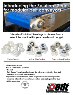 Introducing the Solution® Series for modular belt