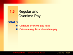 CHAPTER 1 Gross Pay