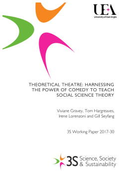 THEORETICAL THEATRE: HARNESSING THE POWER OF