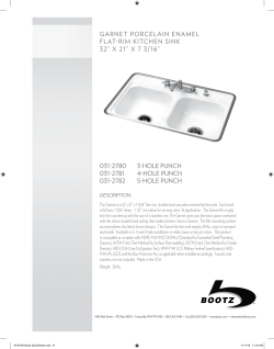 Garnet Specification Sheet