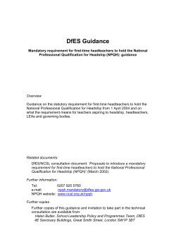 DfES Guidance - Digital Education Resource Archive (DERA)