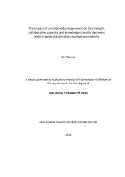 The impact of a nationwide mega-event on tie strength, collaborative