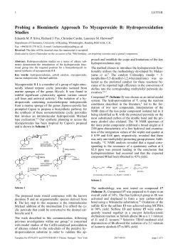 Template for Writing Articles for Thieme Chemistry Journals