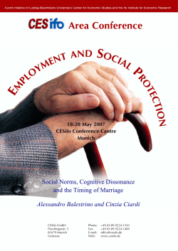 Social Norms, Cognitive Dissonance and the Timing of Marriage