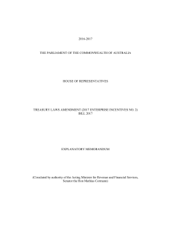 Bill 2017 - Federal Register of Legislation