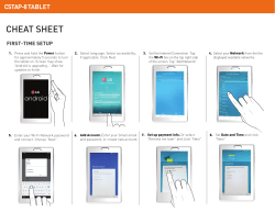 cheat sheet - Clear Sounds