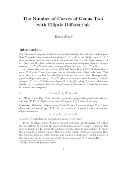 The Number of Curves of Genus Two with Elliptic