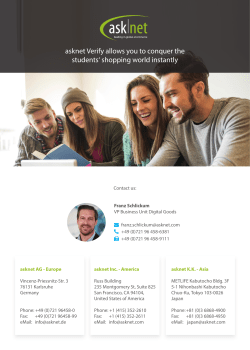 asknet Verify allows you to conquer the students