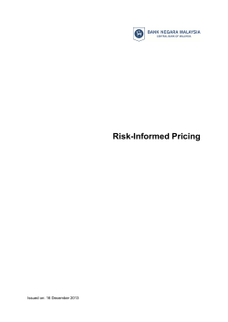Risk-Informed Pricing - Bank Negara Malaysia