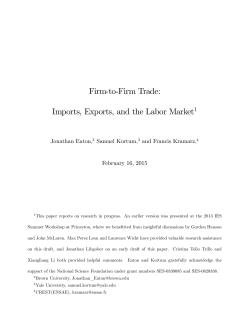 Firm-to-Firm Trade: Imports, Exports, and the