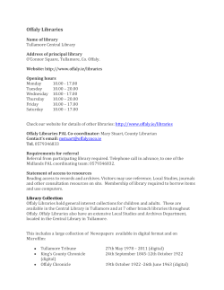 Offaly Libraries - PAL