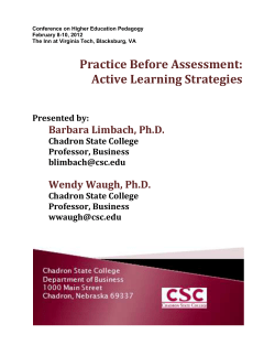 Practice Before Assessment
