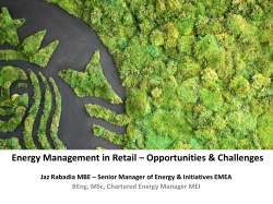 Starbucks Energy Management Info