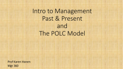 Intro to Management and Organization Behavior CH