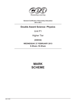 Higher Tier, Unit P1: Physics