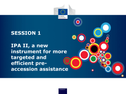 Better aligning pre-accession assistance with the policy agenda