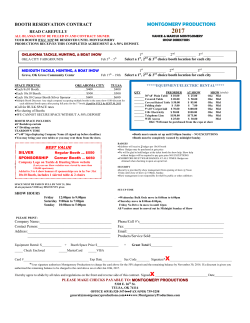 booth reservation contract