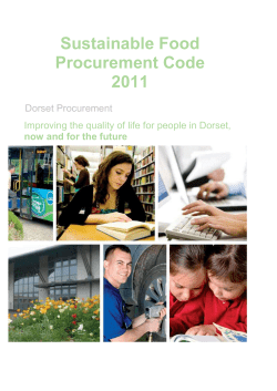 DP Food Code 2011 Ver 2 - Consultation tracker (all Dorset